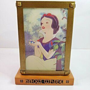 Disney Princess Snow White's Garden Collection Tea Light Holder Wood Metal Glass